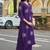 Floral Embroidered V-Neck Thread Work Straight Kurta With Palazzos