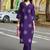 Floral Embroidered V-Neck Thread Work Straight Kurta With Palazzos