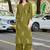 Floral Embroidered V-Neck Thread Work Straight Kurta With Palazzos