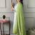 Off White viscose blend Embroidered Straight KurtI BOTTOM DUPATTA SET
