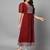 Maroon Georgette Long Kurti