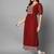 Maroon Georgette Long Kurti