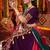 Multi Color Navratri Lehenga Choli With Mirror And Lampi Work
