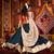 Teal Blue Viscose Cotton Festive Lehenga Choli