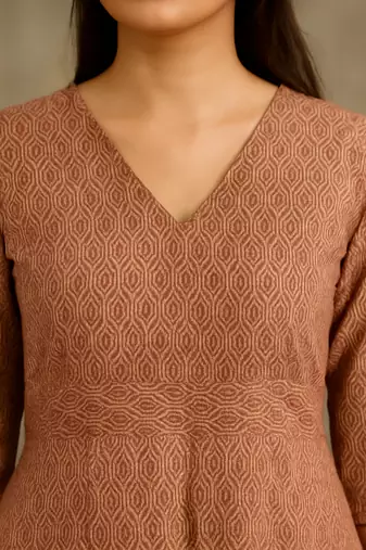 Cotton hand block print kurta