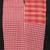 Women's black & red cotton checkered kurta set with palazzos