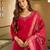 Women's Beautiful Viscose Embroidery work Straight Kurta with Pant and Dupatta Set