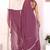 wine georgette ready to wear ruffle style saree with sequin embroidery blouse piece
