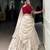 Ivory Poly Tassar Silk  Zari Border South Indian Style Lehenga choli