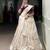 Ivory Poly Tassar Silk  Zari Border South Indian Style Lehenga choli