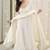 WHITE STAR GEORGETTE HAND WORK PARTY WEAR SUIT SET 