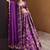 Purple Thai Silk Zari Dori Sequin Embroidered Lehenga Choli