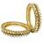 Set of 4 gold plated kundan studded bangles