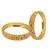 Set of 2 gold plated engraved traditional bangles set