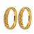 Set of 2 gold plated engraved traditional bangles set