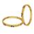 Set of 2 gold plated peacock design bangle set