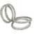 Set of 4 silver plated cubic zircon bangle set
