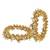 Set of 2 gold plated kundan floral bangle set
