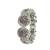 Silver plated cuff bracelet bangles