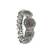 Silver plated cuff bracelet bangles