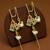Gold plated rajputi needle ear cuff