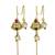 Gold plated rajputi needle ear cuff