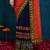 Riva enterprise women's half and half bandhani pallu orange  and navy blue color saree