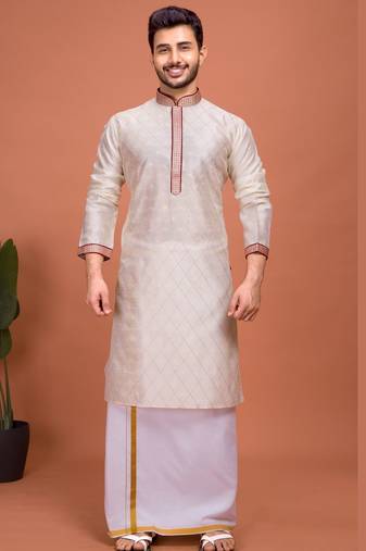 Plain Cotton kurta For men
