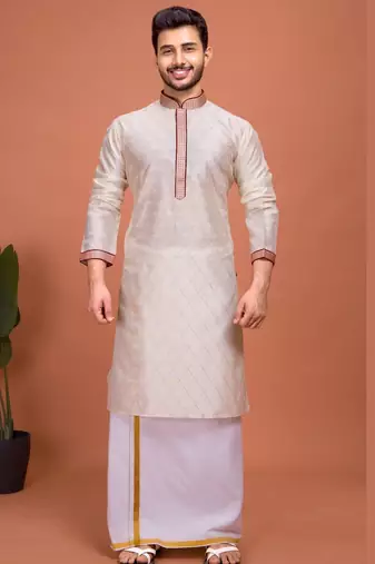 Plain Cotton kurta For men