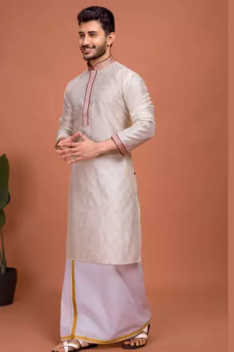 Plain Cotton kurta For men