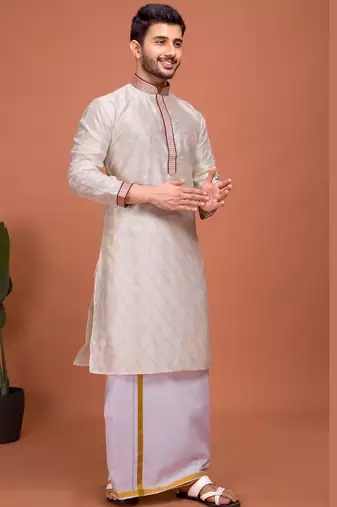 Plain Cotton kurta For men