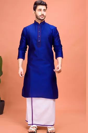 Plain Cotton kurta For men