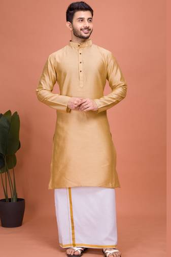 Plain Cotton kurta For men