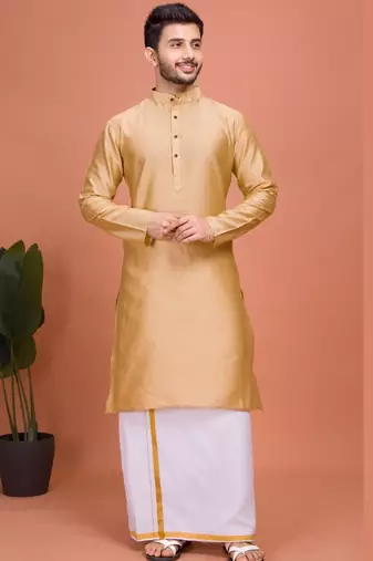 Plain Cotton kurta For men