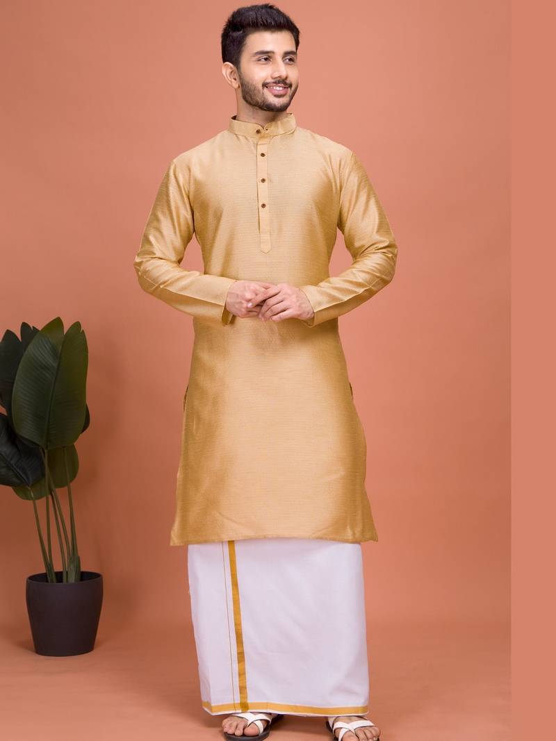 Plain Cotton kurta For men