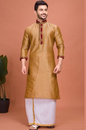 Plain Cotton kurta For men