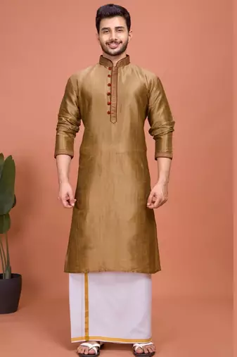 Plain Cotton kurta For men