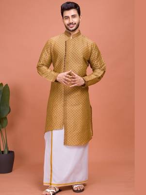 Plain Cotton kurta For men 1