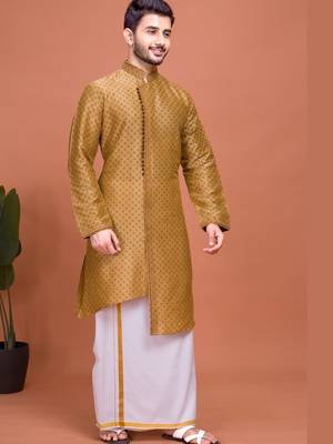 Plain Cotton kurta For men 4