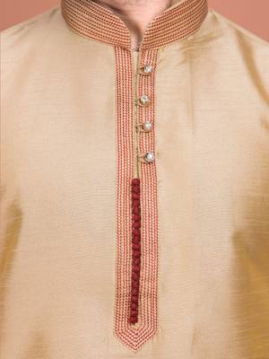 Plain Cotton kurta For men 5