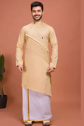 Plain Cotton kurta For men