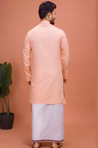 Plain Cotton kurta For men