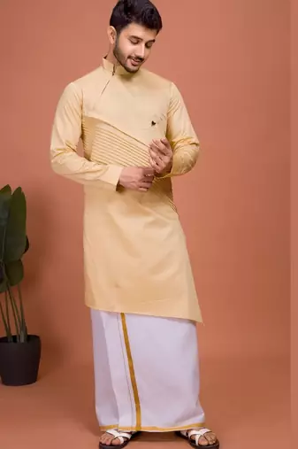 Plain Cotton kurta For men
