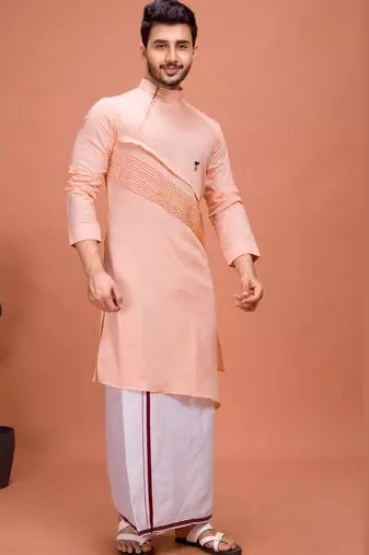 Plain Cotton kurta For men