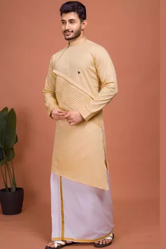 Plain Cotton kurta For men
