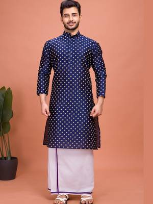 Plain Cotton kurta For men 1