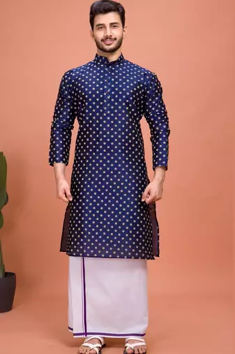 Plain Cotton kurta For men