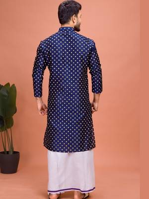 Plain Cotton kurta For men 2
