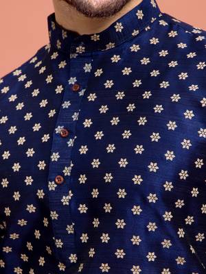 Plain Cotton kurta For men 4