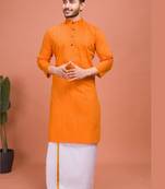 Plain Cotton kurta For men